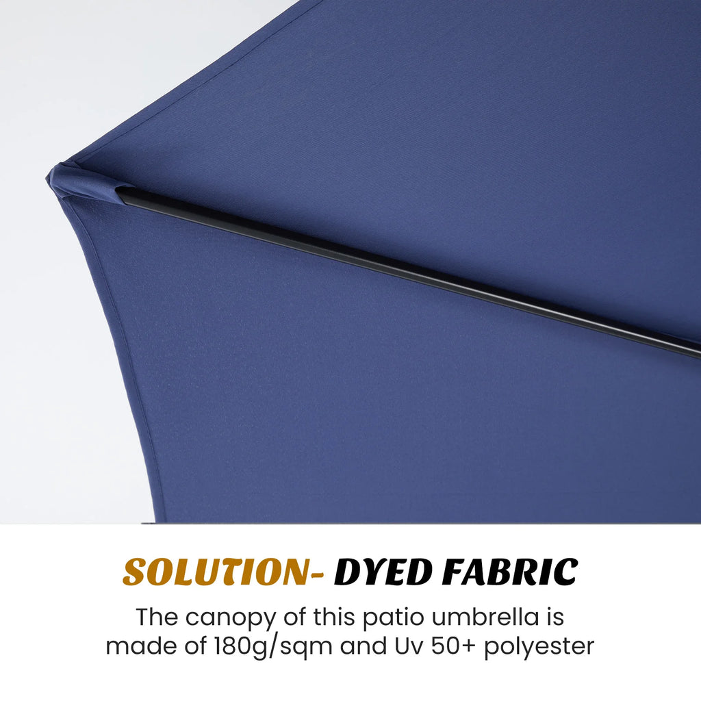 10ft Cantilever Patio Umbrella — UV-Protected Garden Shade