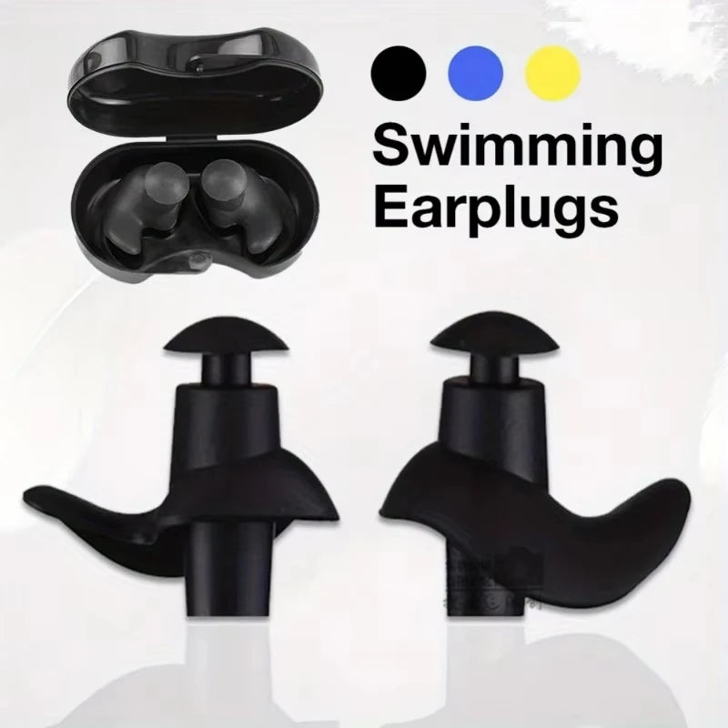 AquaSeal Pro Waterproof Swim Earplugs | Reusable Medical Silicone | Pool, Surf, Dive & Shower