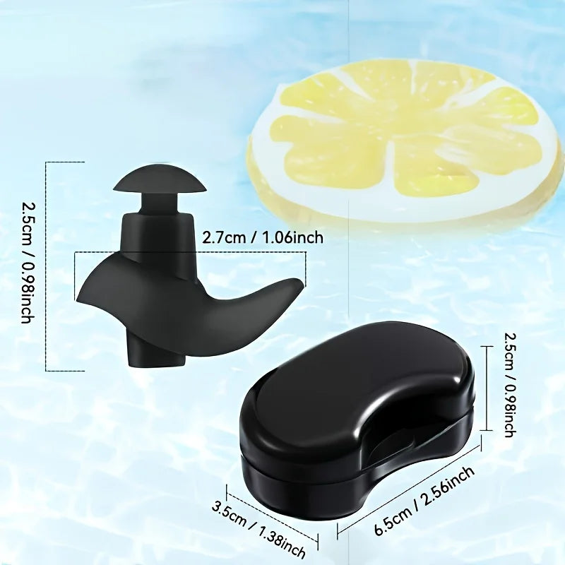 Swim-Ready Nose Clip & Ear Plug Set