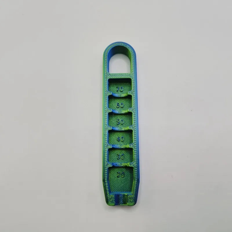 1Pcs 3D Printed Golf Tee Elevator/Depth Setter - 20-70mm Adjustable Height Gauge with Precise Placement & Easy-Grip Puller Golf