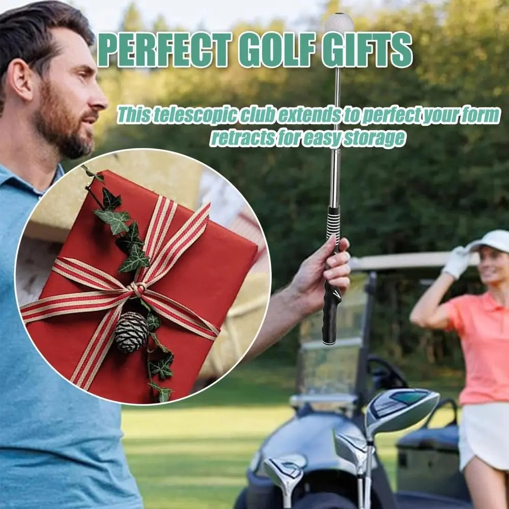 Tempo & Strength Swing Trainer | Retractable Feedback Grip