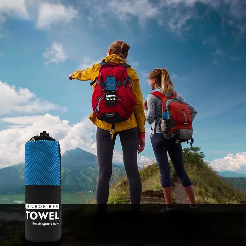 Quick-Dry Microfiber Sports Towel — Gym, Beach & Travel