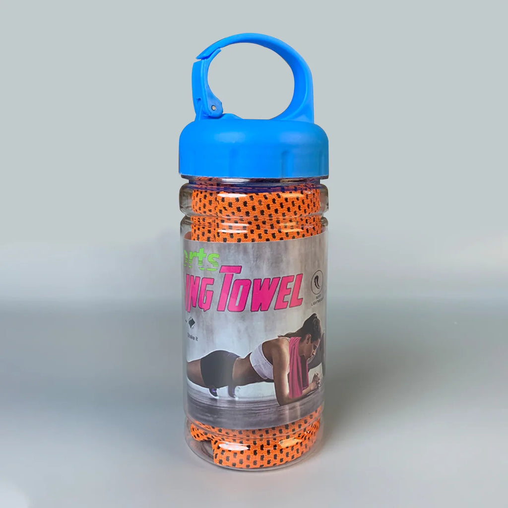 Instant-Cool Sports Towel Set — Ice-Cold Relief on the Go