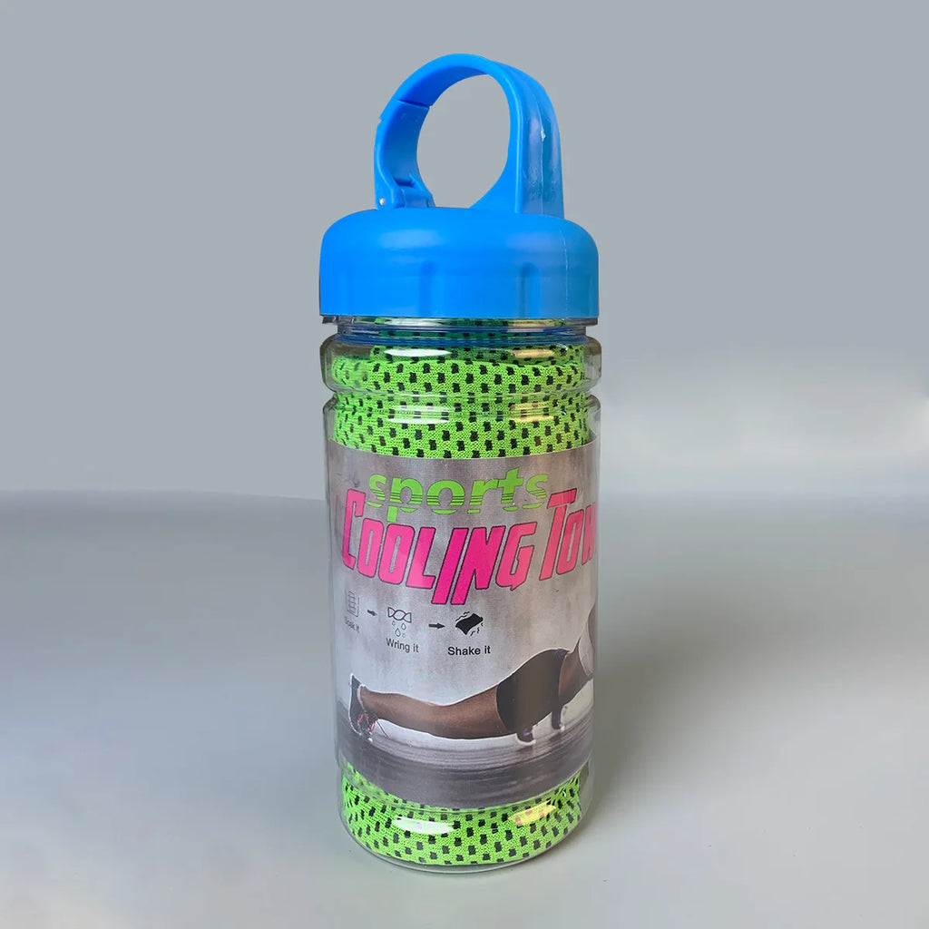 Instant-Cool Sports Towel Set — Ice-Cold Relief on the Go