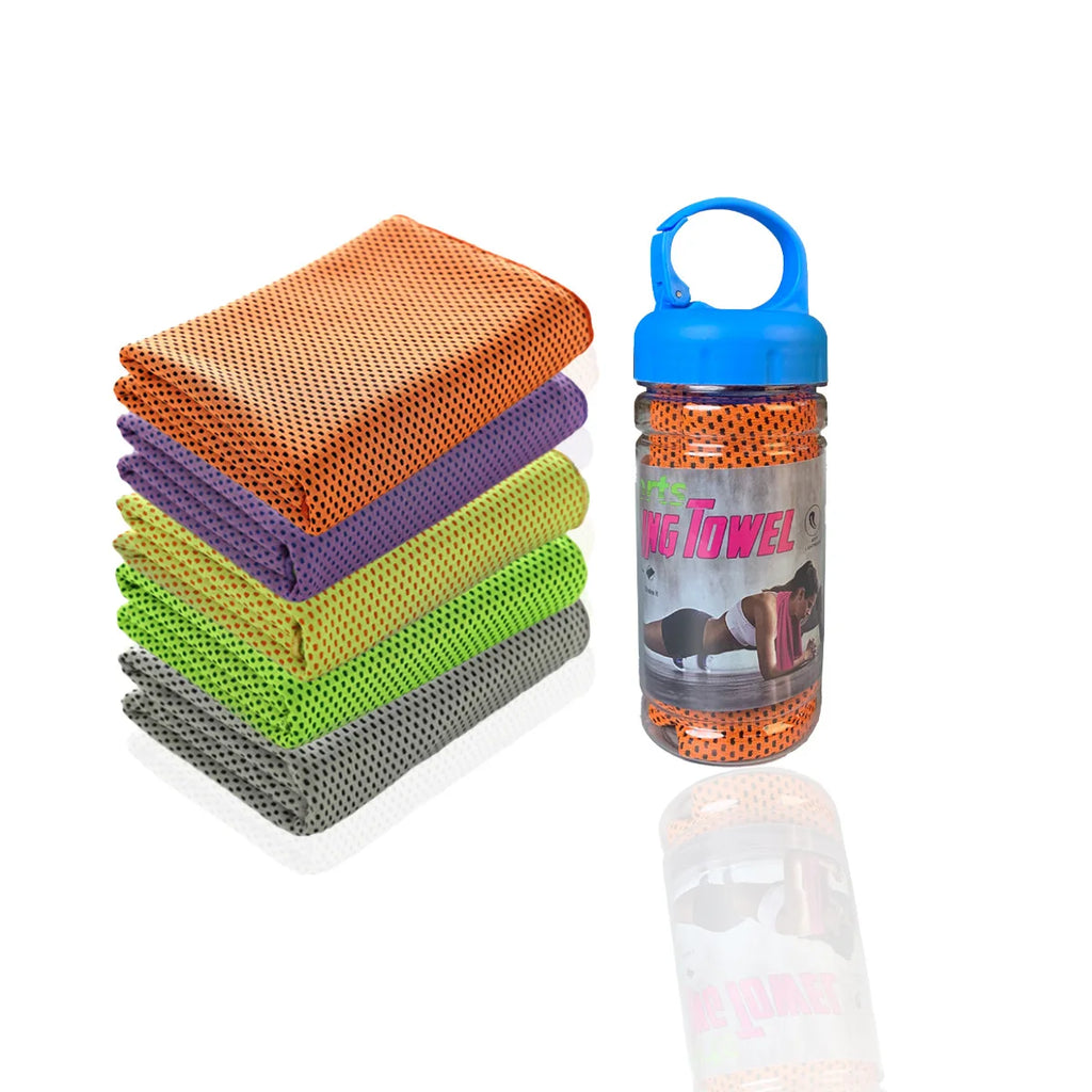 Instant-Cool Sports Towel Set — Ice-Cold Relief on the Go