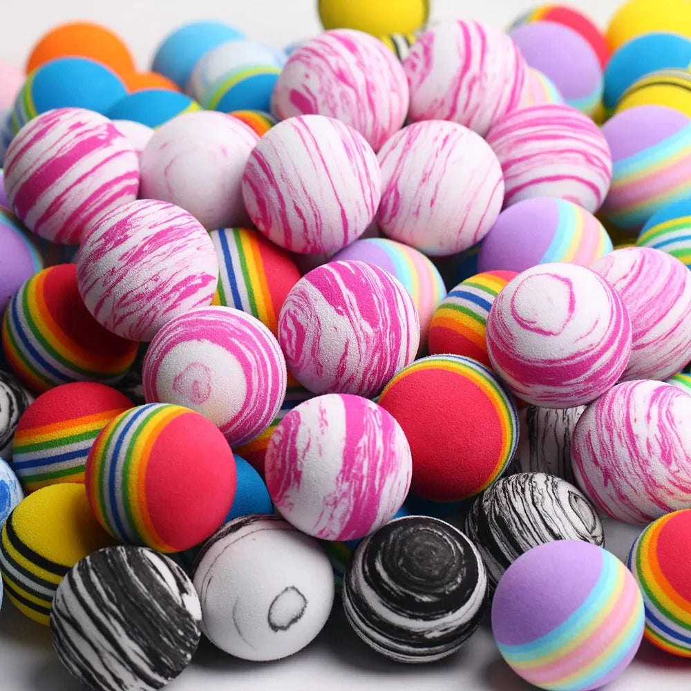 SwingsSoft Foam Practice Balls — 10-Pack, Indoor & Garden Safe
