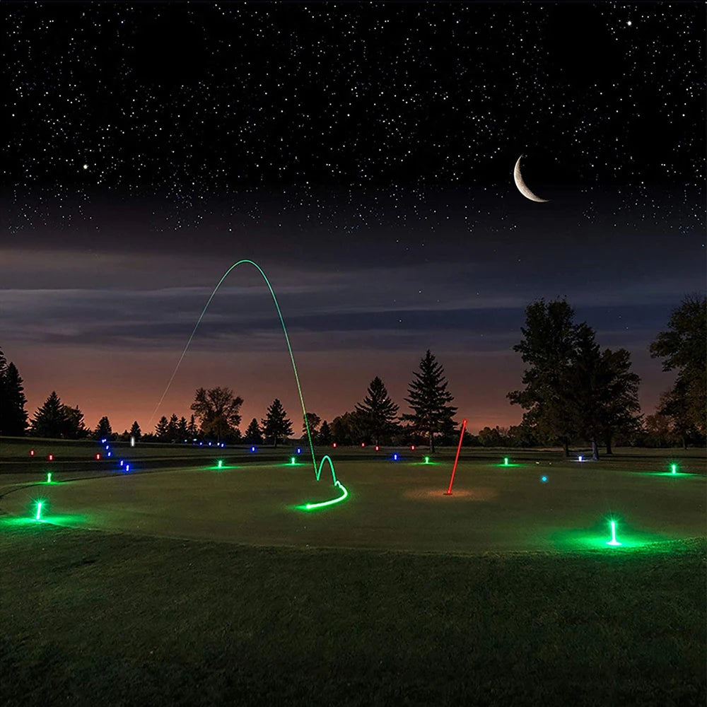 NightGlow LED Golf Balls — 5-Pack, Glows on Impact, Night Golf