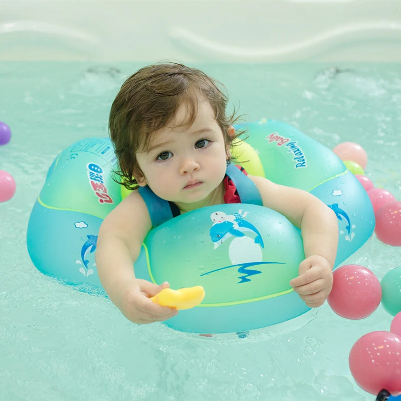 BabySplash Infant Swim Ring — CE Certified, Ages 3–48 Months