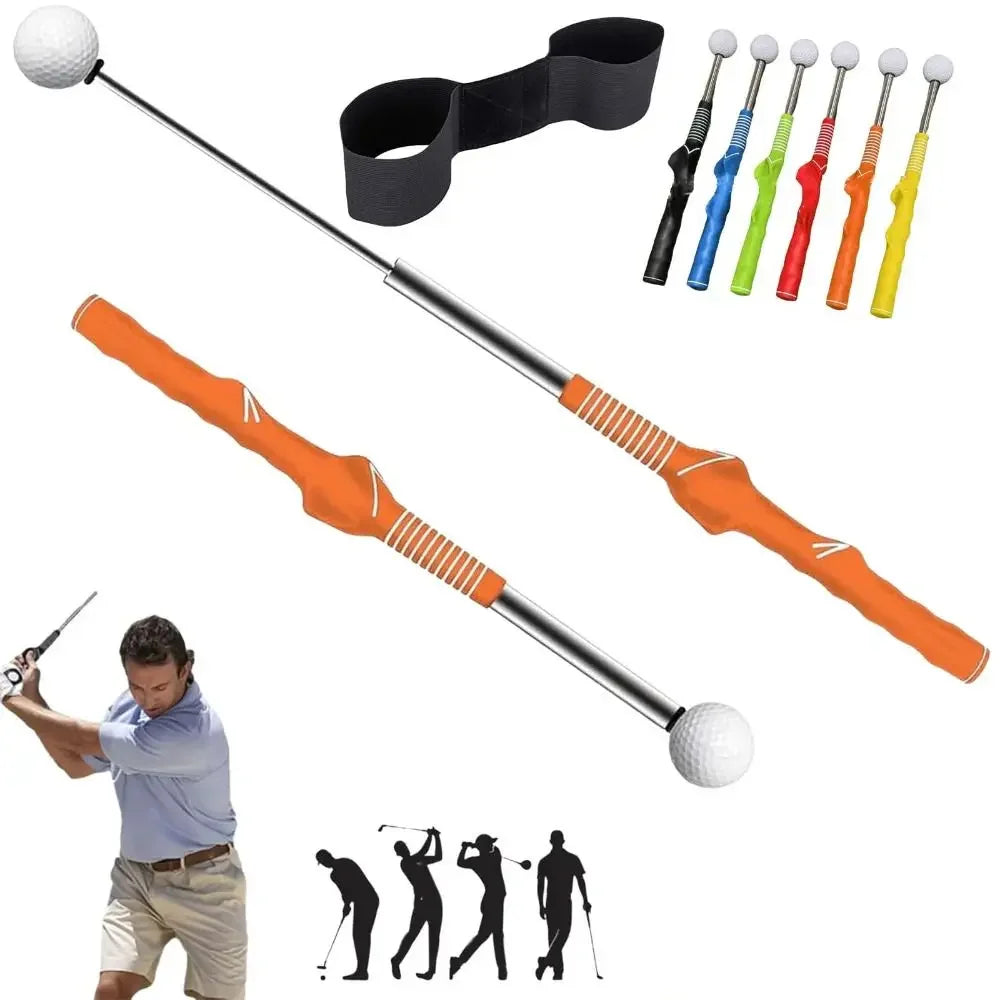 Tempo & Strength Swing Trainer | Retractable Feedback Grip