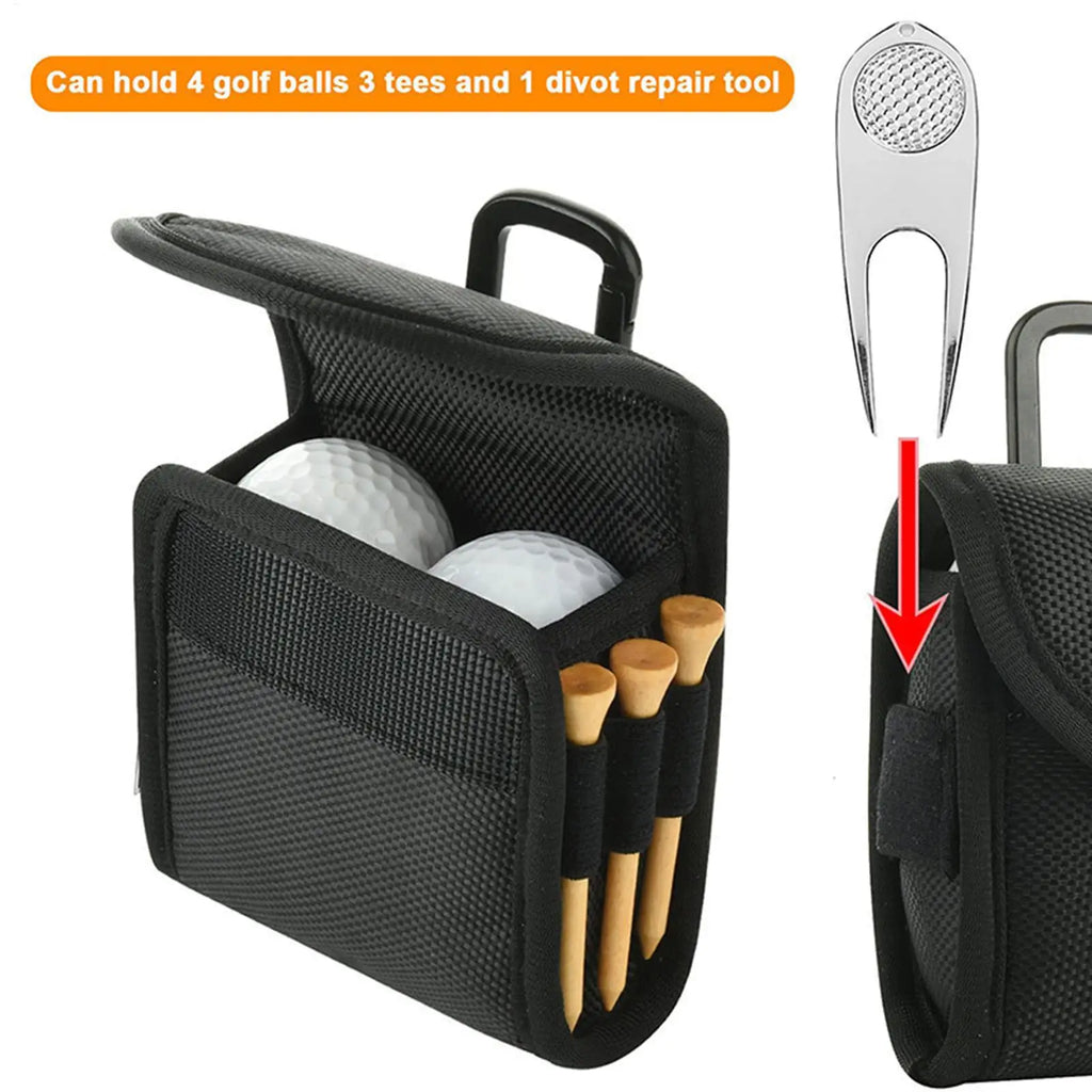 Compact Tee & Accessory Pouch | Clip-On Course Organiser