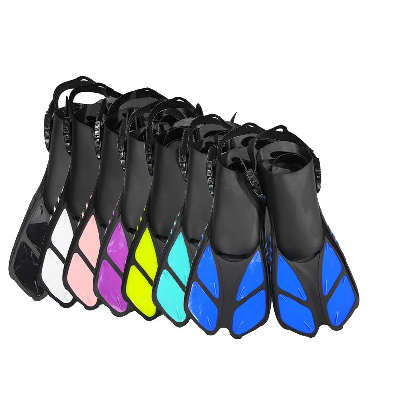 Adjustable Snorkel Fins — Adult Diving & Swim Shoes