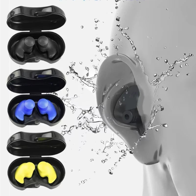AquaSeal Pro Waterproof Swim Earplugs | Reusable Medical Silicone | Pool, Surf, Dive & Shower