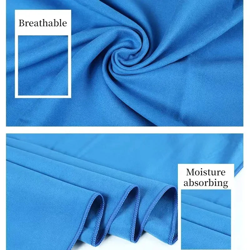 Quick-Dry Microfiber Sports Towel — Gym, Beach & Travel