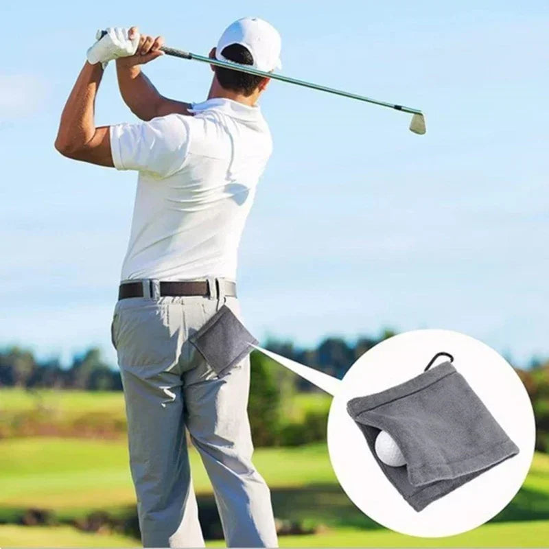 Microfibre Tour Towel | Waist-Clip Club & Ball Care