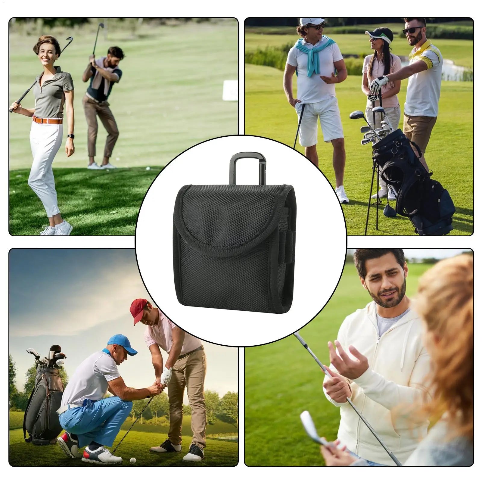 Compact Tee & Accessory Pouch | Clip-On Course Organiser