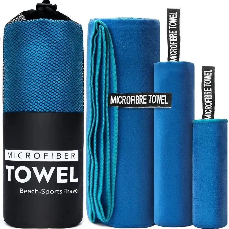 Quick-Dry Microfiber Sports Towel — Gym, Beach & Travel
