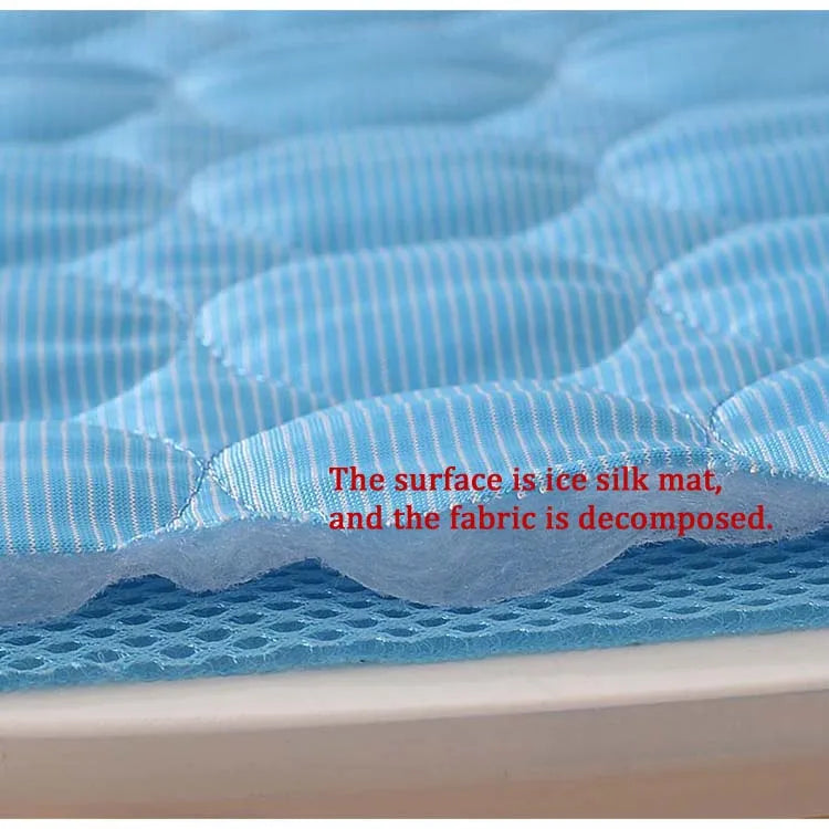 Cool Paws Ice-Silk Pet Mat — Breathable Cooling Bed for Dogs & Cats