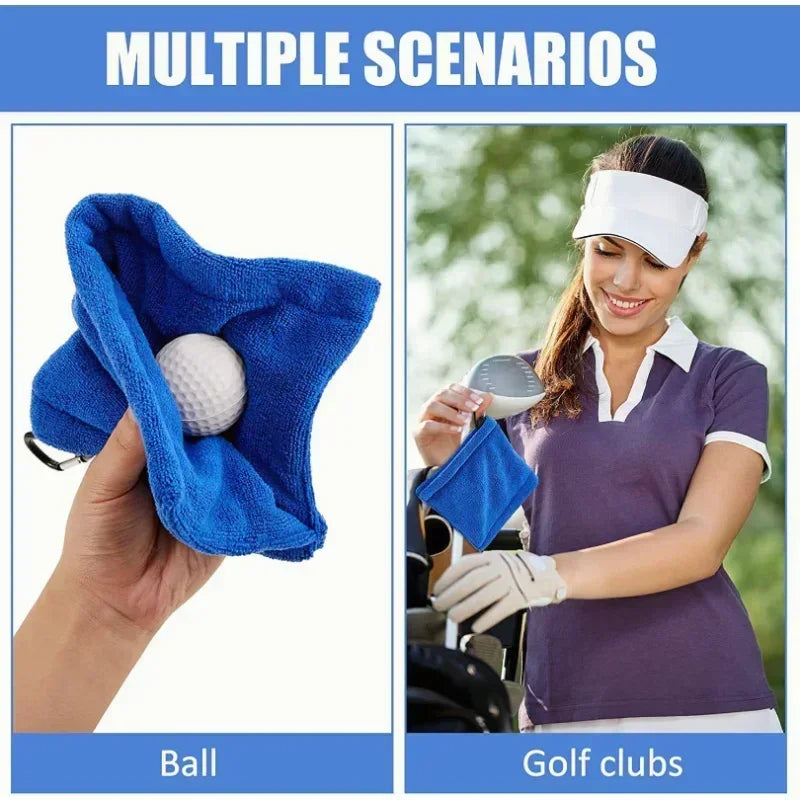 Microfibre Tour Towel | Waist-Clip Club & Ball Care