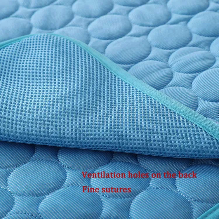 Cool Paws Ice-Silk Pet Mat — Breathable Cooling Bed for Dogs & Cats
