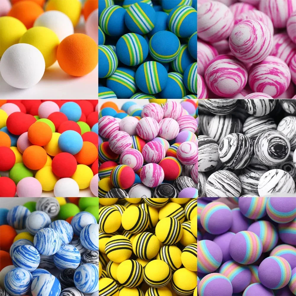 SwingsSoft Foam Practice Balls — 10-Pack, Indoor & Garden Safe