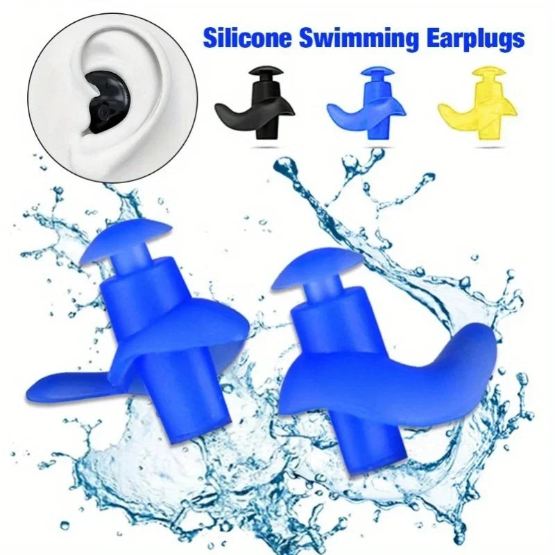 AquaSeal Waterproof Swim Earplugs — Reusable Medical Silicone