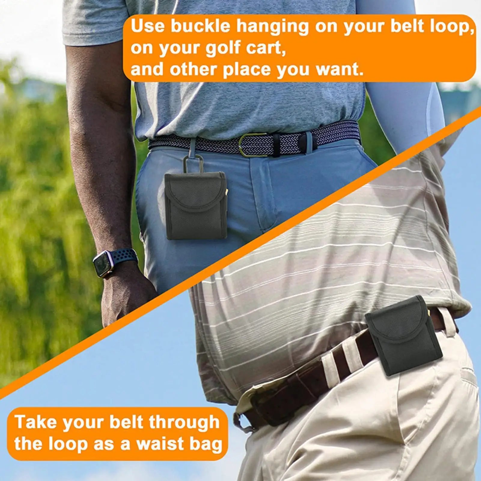 Compact Tee & Accessory Pouch | Clip-On Course Organiser