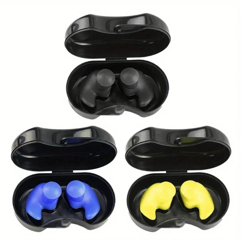 AquaSeal Waterproof Swim Earplugs — Reusable Medical Silicone