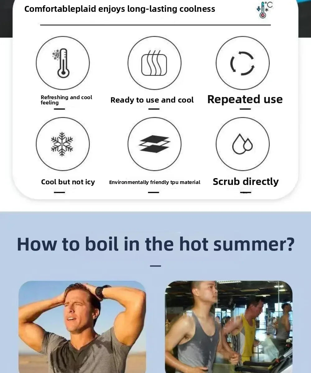 Ice-Cold Neck Wrap — Hands-Free Cooling Relief