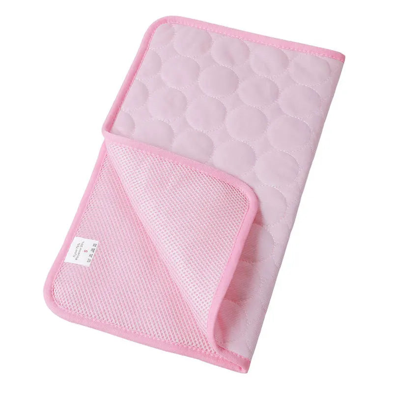 Cool Paws Ice-Silk Pet Mat — Breathable Cooling Bed for Dogs & Cats