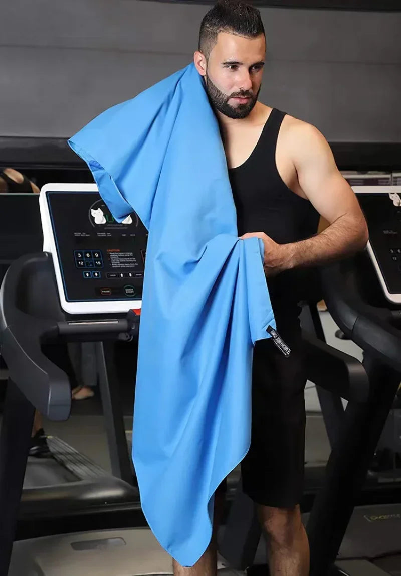 Quick-Dry Microfiber Sports Towel — Gym, Beach & Travel