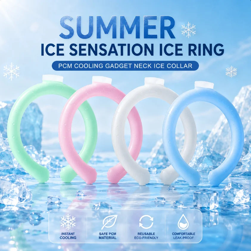 Ice-Cold Neck Wrap — Hands-Free Cooling Relief