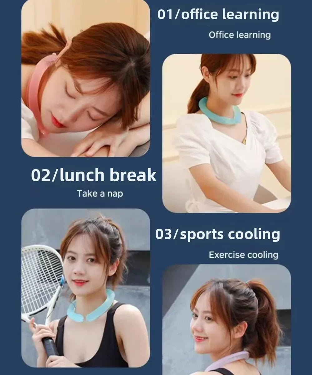 Ice-Cold Neck Wrap — Hands-Free Cooling Relief