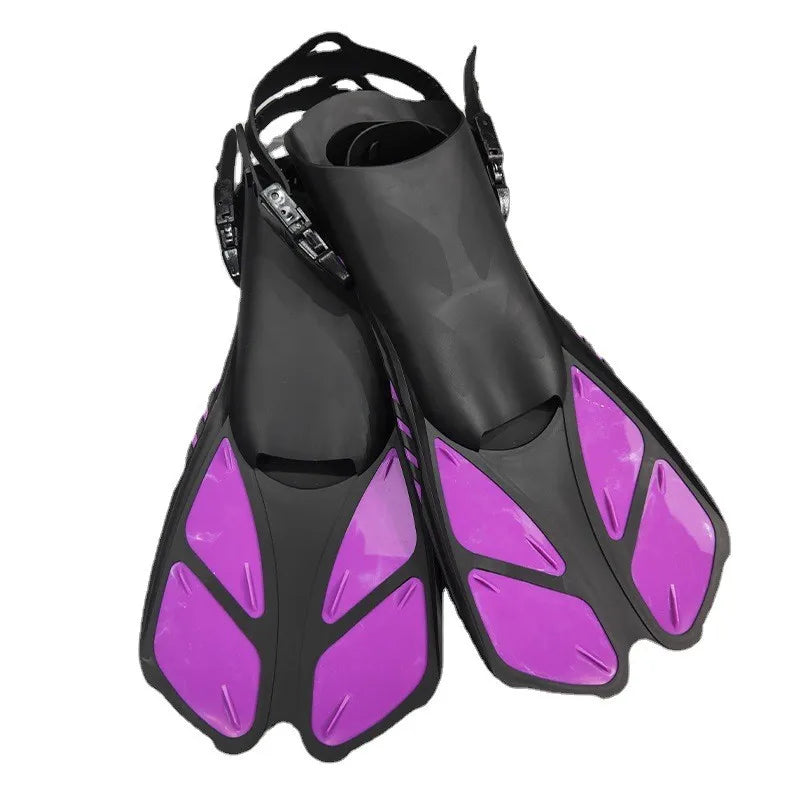 Adjustable Snorkel Fins — Adult Diving & Swim Shoes