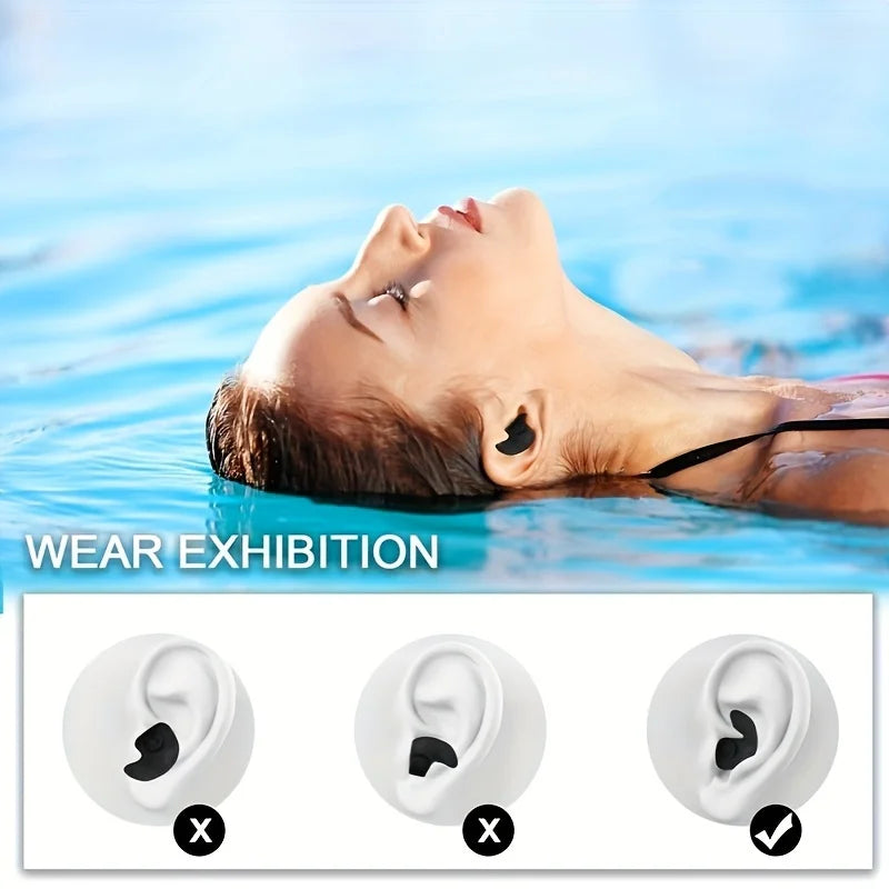 Swim-Ready Nose Clip & Ear Plug Set