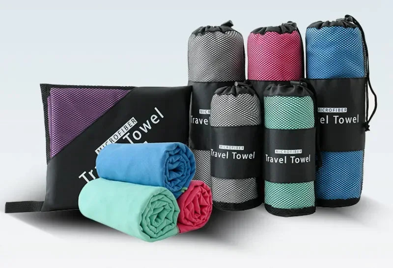 Quick-Dry Microfiber Sports Towel — Gym, Beach & Travel