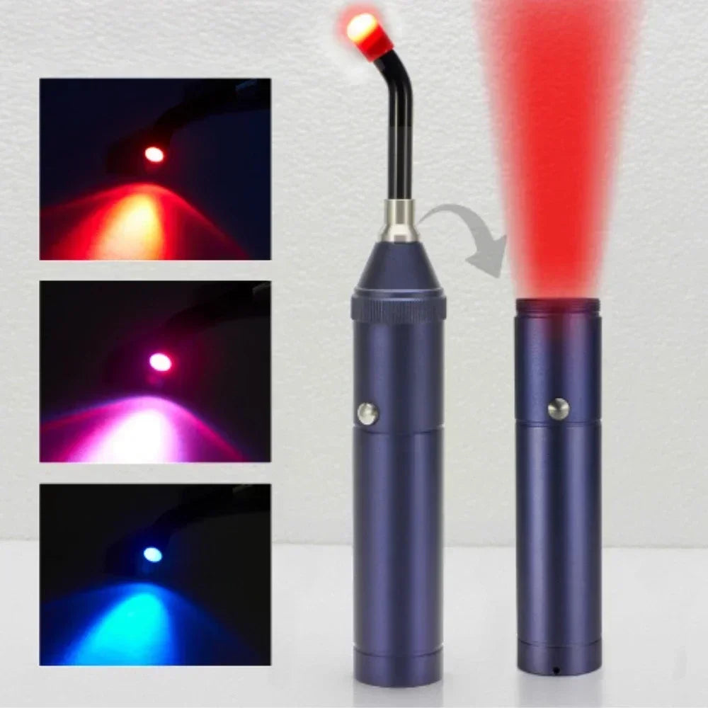 LumiWave Pro Red &amp; Infrared Light Therapy Wand — 660nm + 850nm