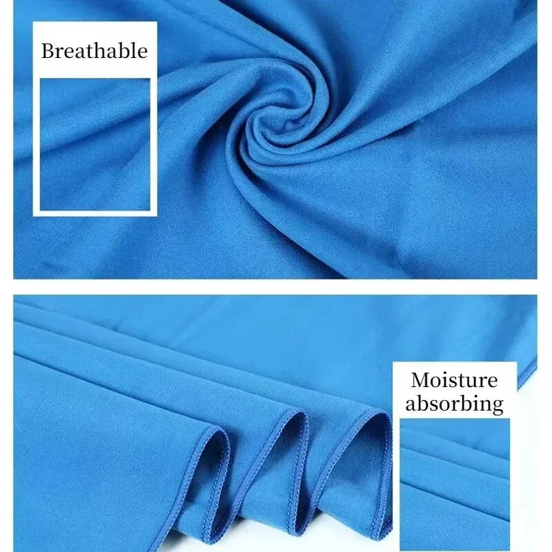 Quick-Dry Microfiber Sports Towel — Gym, Beach & Travel